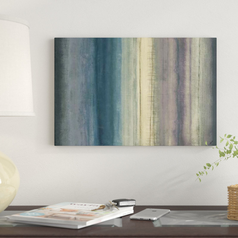 «Serene Waters», reproduction sur toile, H 40 po x l 60 po x P 1,5 po, Pas de tapis, Toile tendue