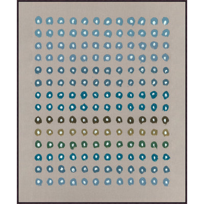 Painted Reflections - Peinture sur toile avec cadre flottant