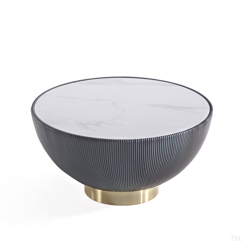 Table basse Sintered Stone, Noir