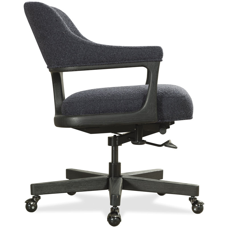 Fauteuil de direction Briar, Gris foncé, Noir