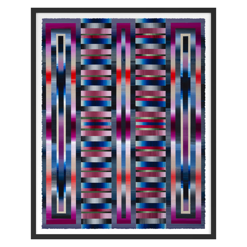" Standing Tall " by Abrams, Elyce, 28" H x 22" W, Black