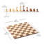 Jeu d'échecs Wobble noyer