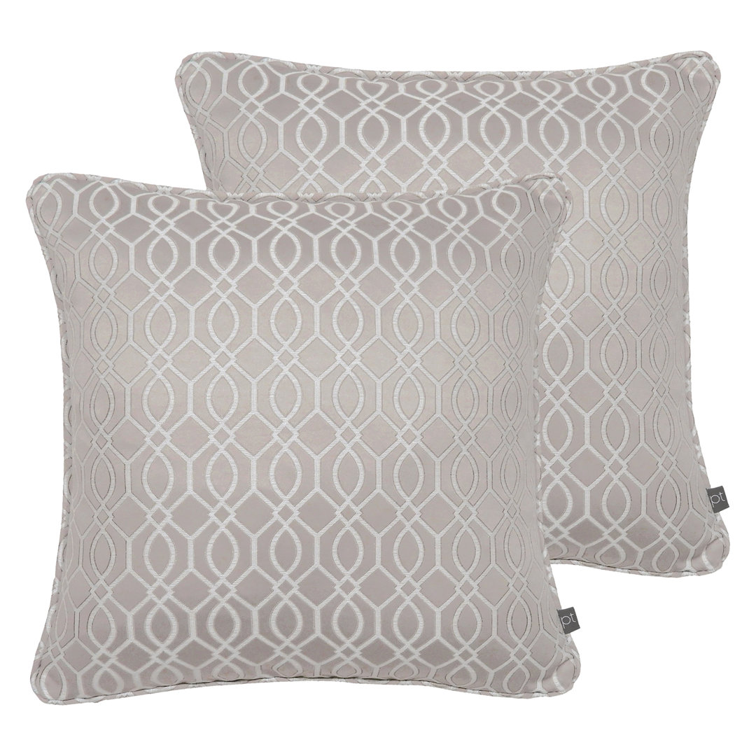 Geometric Square Cushion