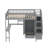 Heartlee Kids Full Loft Bed with Drawers-1713923099