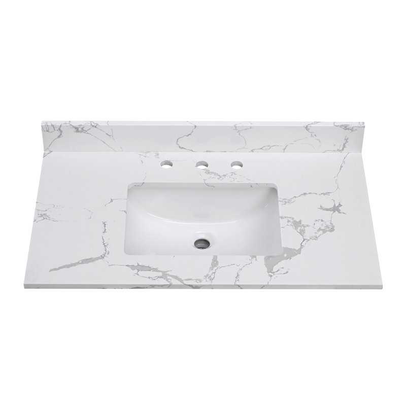 37'' Single Bathroom Vanity Top with Sink