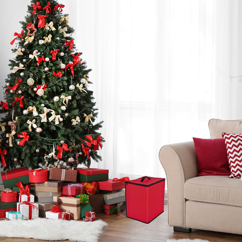 Baignoire de rangement avec ornements de Noël 48Ct