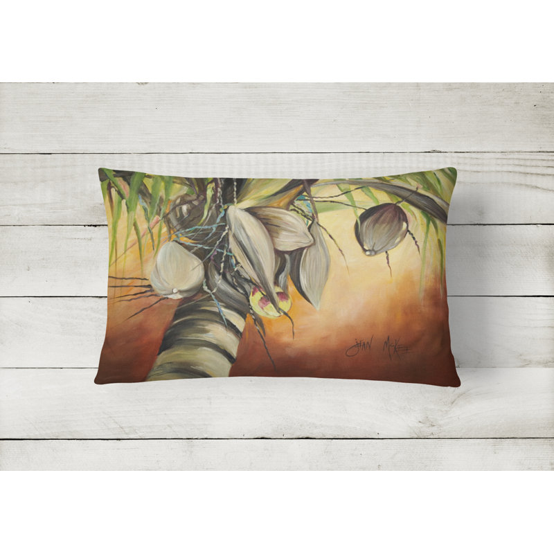 Coussin intérieur / extérieur Coconut Tree, 12 po x 16 po