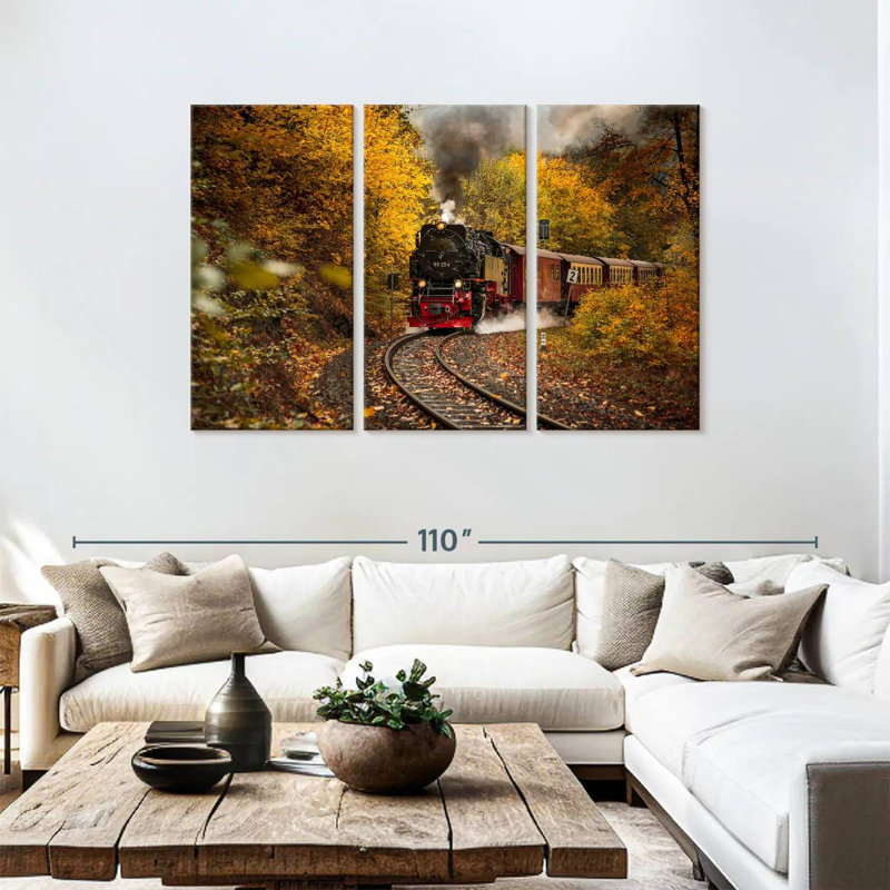 Mehar Wernigerode Steam Train, 48" H x 74" W