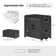 Guilherme 25"Tall Modern 2-Drawer Flip-Top Nightstand Set Of 2