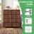 Wassil 8 Drawer 31.5''W Double Fabric Dresser With Wood Grain Prints-738112889