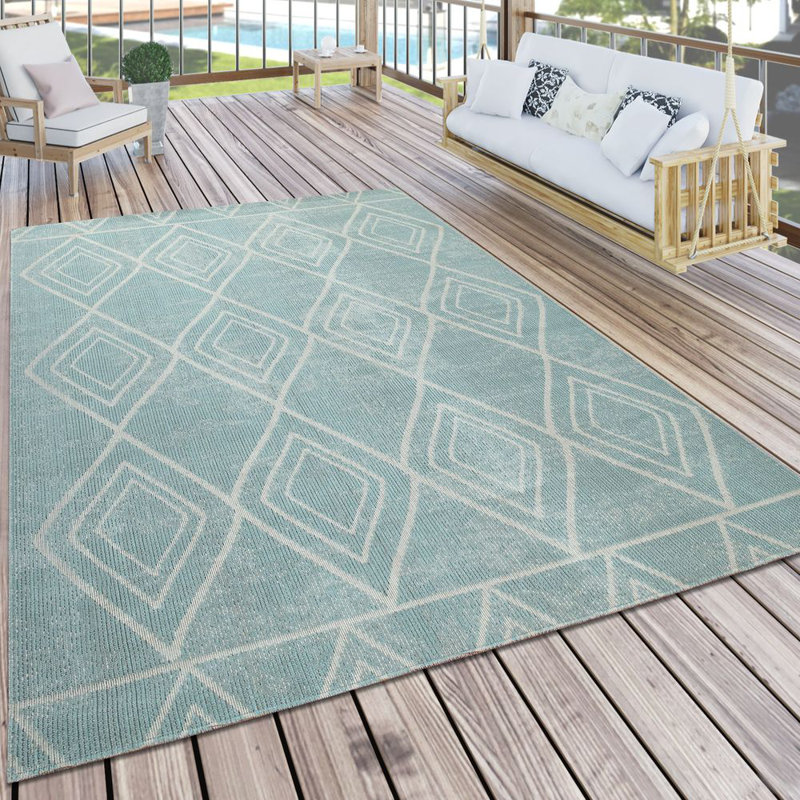 Jairo Geometric Indoor / Outdoor Area Rug, Rectangle 160 x 220cm