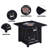 Fire Pit Table, 32-Inch Square 50,000 BTU Auto-Ignition Propane Gas Firepit With Waterproof Cover