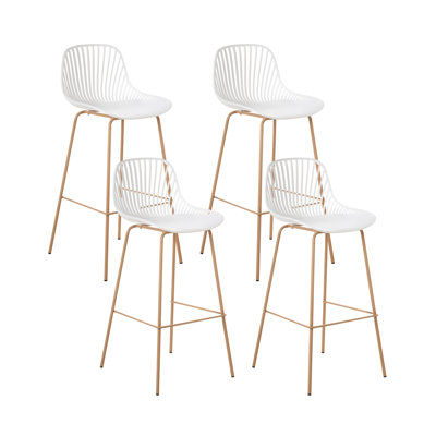 Counter Stool with Metal Frame
