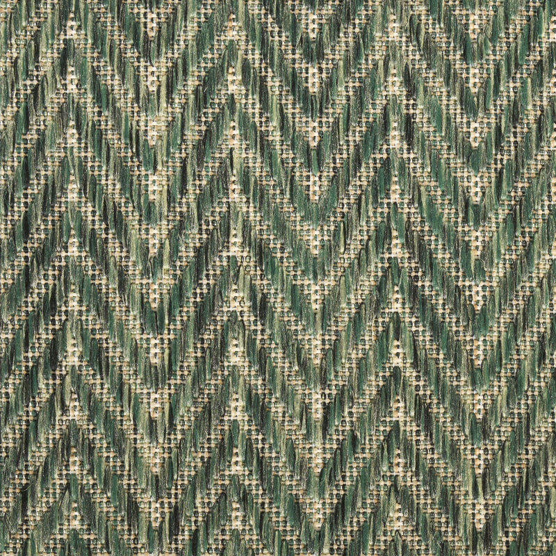 Tapis noir intérieur / extérieur Remmie, Vert, Rectangulaire 3 pi x 5 pi