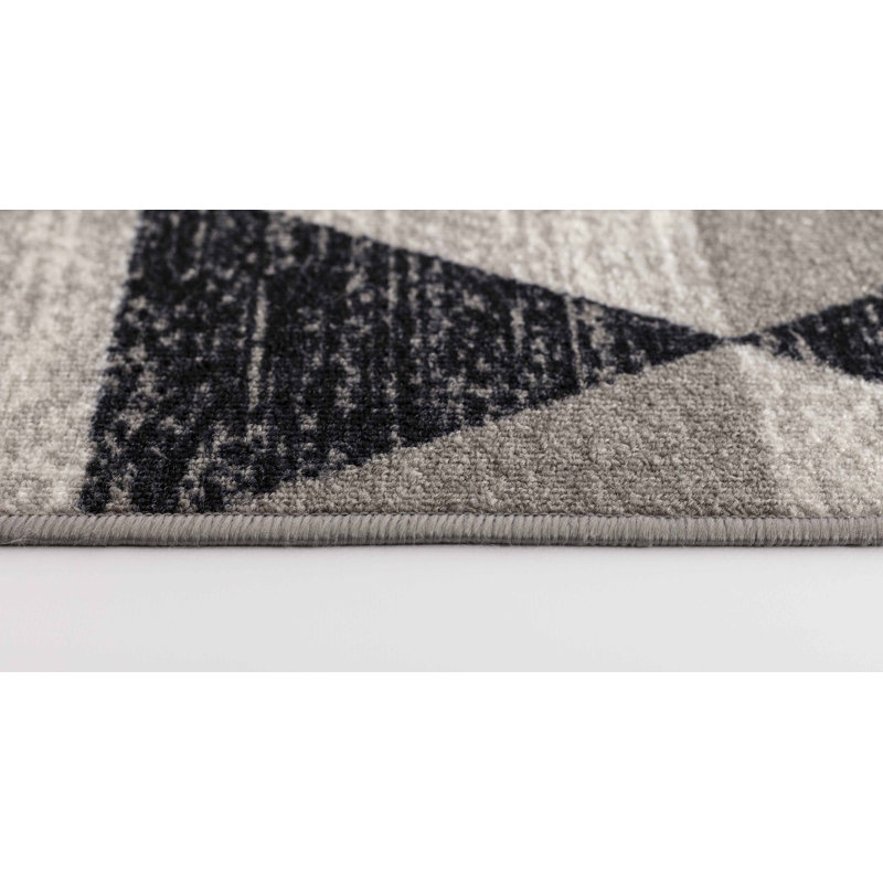 Saydee Non-Slip Geometric Indoor Doormat, Rectangle 57 x 90cm