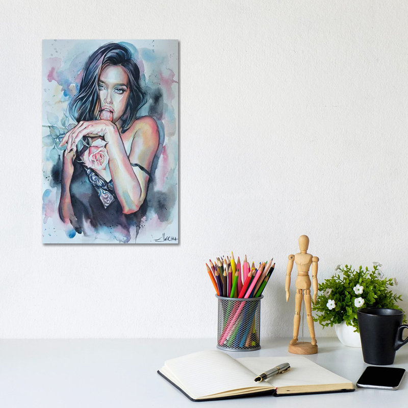 Fading Fragrance III - Wrapped Canvas Gallery-Wrapped Canvas Giclée, 20.32 cm H x 30.48 cm W