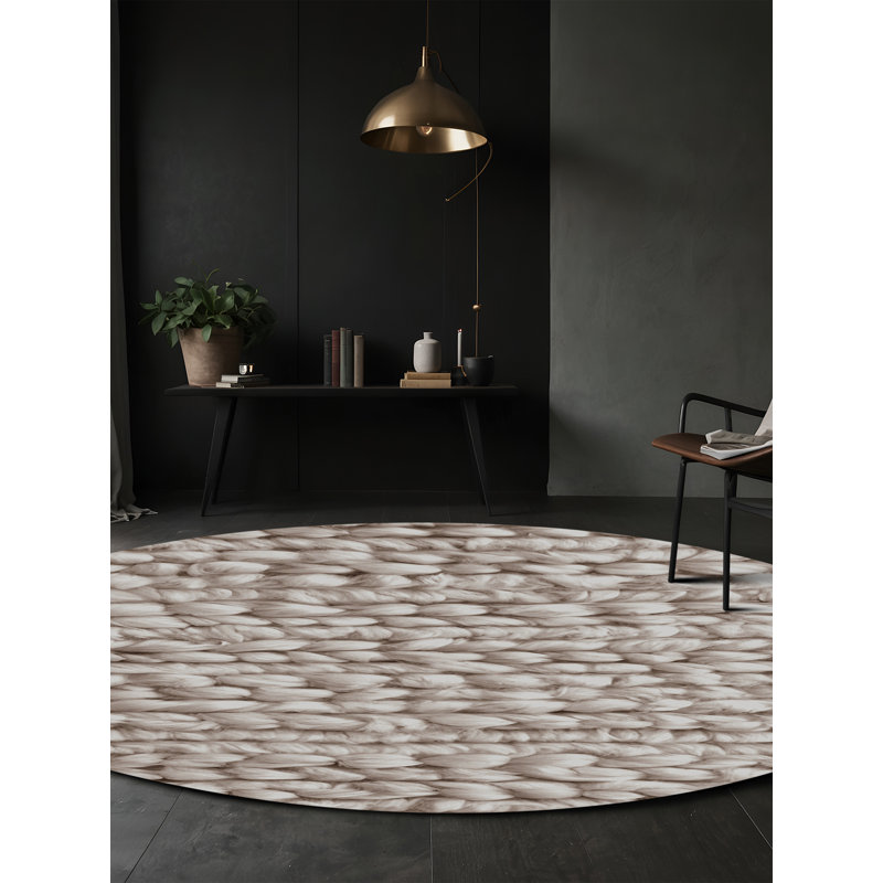 Tapis gris lavable à la machine, Rectangulaire 3 pi x 5 pi