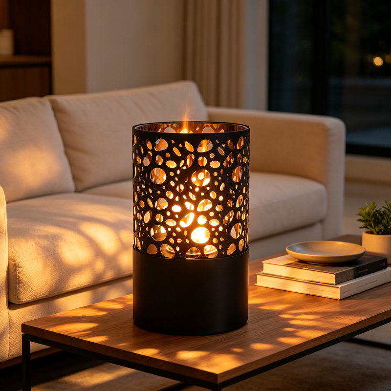Metal Outdoor Tabletop Fireplace