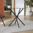 Round Glass Table w/ Stainless Steel Legs for Kitchen, Living Room, Small Spaces & Breakfast Nooks-92763699