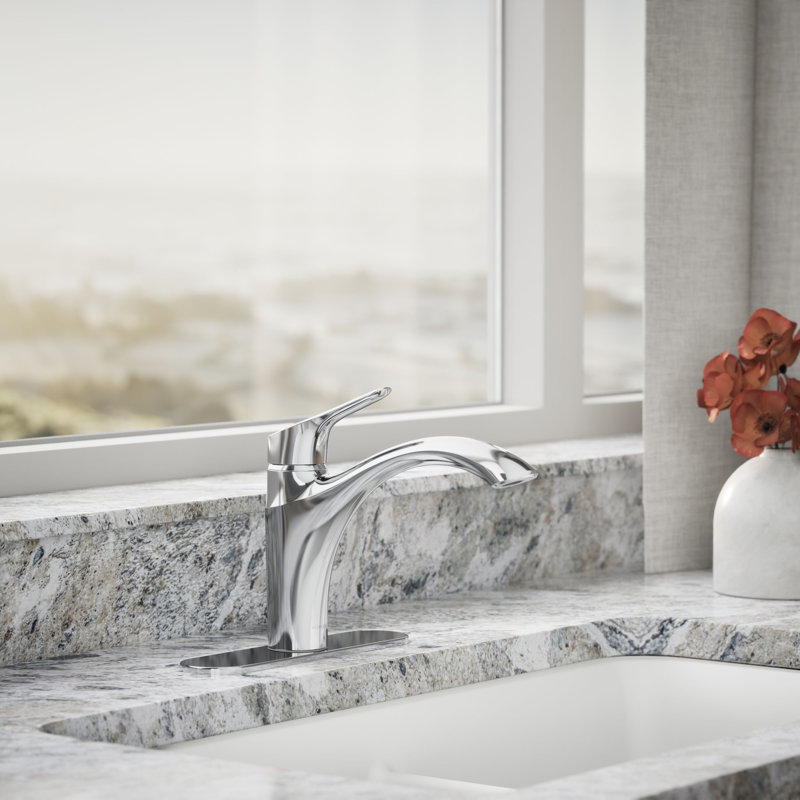Rival Single-Handle Kitchen Sink Faucet, Polished Chrome