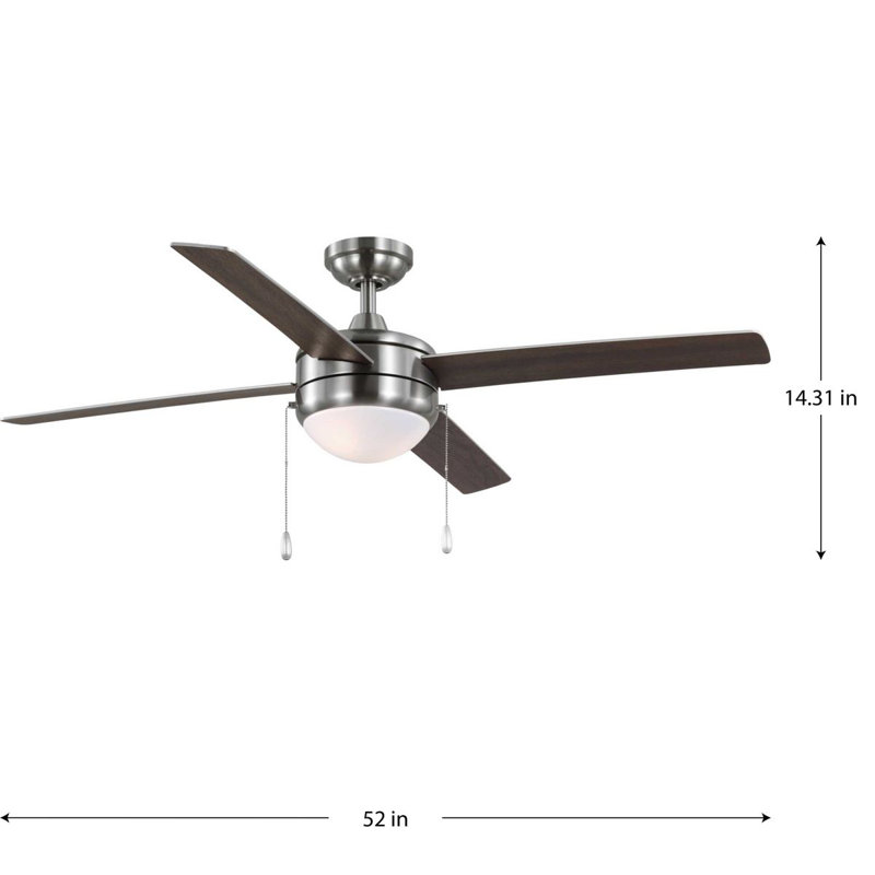 Audran 52'' Ceiling Fan with Light Kit