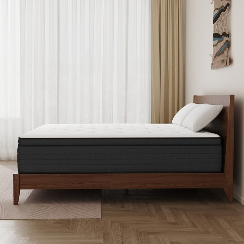 Matelas en mousse viscoélastique hybride de 12 pouces Alwyn Home Gumpert, Double