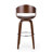 Bar Stool With Faux Leather Upholstery-52854961
