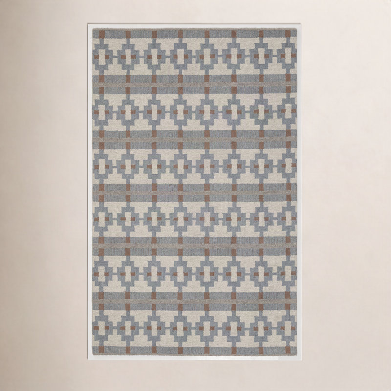 Tapis rectangulaire en laine Elsey, Rectangulaire 3 pi x 5 pi