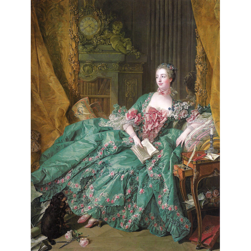 La marquise de Pompadour, H 24 po x l 18 po