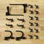  Metal Pegboard Organizer Starter Kit