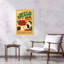 Retro Jello Salad Party Classic Modern Retro Wall Art Print 1 Piece Wrapped Canvas Wall Art-1348792698