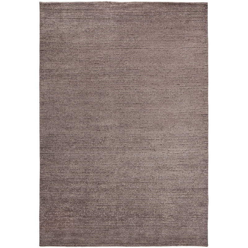 Tapis chocolat fait à la main Miles, Rectangle de 10 pi x 14 pi