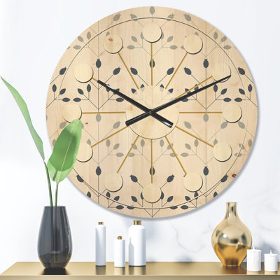 Solid Wood Wall Clock