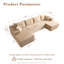 Canapé modulaire 3 pièces Cloud Compression-369525844