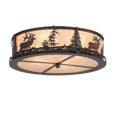 Plafonnier encastré 4 lumières 21,5 po Floyd
