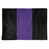 Noir / milieu violet