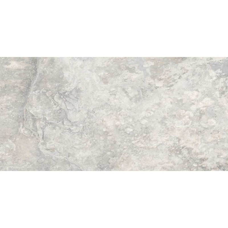 Wells Stone 12" x 24" Porcelain Stone Look Wall & Floor Tile, White