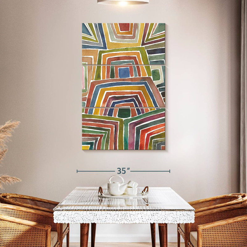 Stripes II, 50" H x 32" W