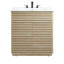 Meuble-lavabo blanc avec lavabo 30 po Render