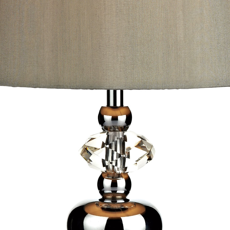 Mccullers Metal Table Lamp, Polished Chrome