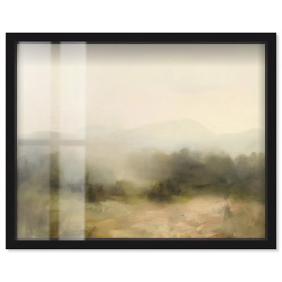 «Haze Horizon Shadowbox», reproduction de paysage par Art Remedy