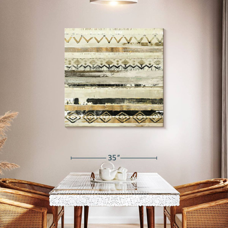 Kerner African Patchwork, 39" H x 39" W