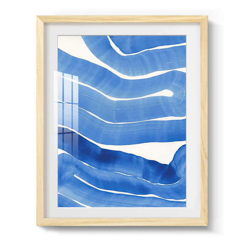 Blue Wiggles II -Framed Print