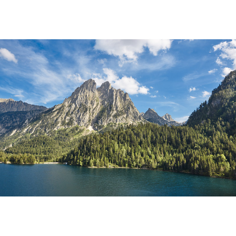 Sant Maurici Lake by ABBPhoto - Wrapped Canvas Print, 30cm H x 46cm W x 3.8cm D