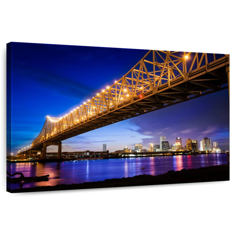 Lilie New Orleans Night View, 30" H x 45" W