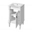 Meuble-lavabo moderne de 18 pouces avec lavabo-436104755