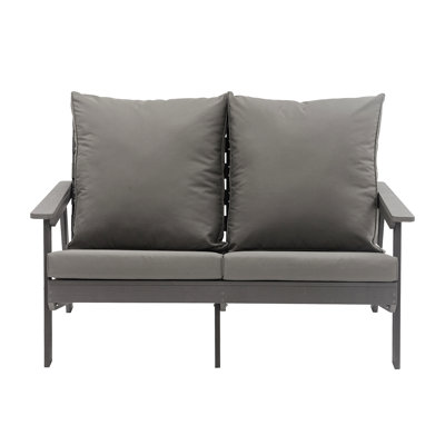 Patio Sofa Outdoor Loveseat Sofa 2-Seater