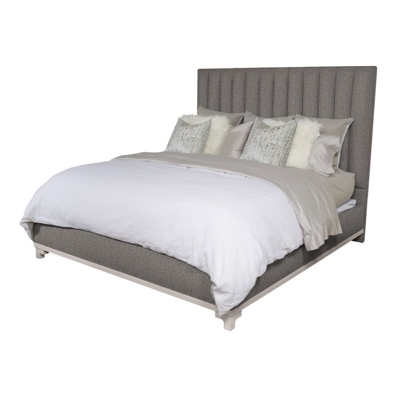 Jemma Upholstered Bed, King, Tommy Flax, Dove Gray