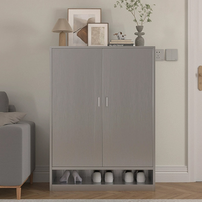 Gray Stainless Steel Shoe Storage