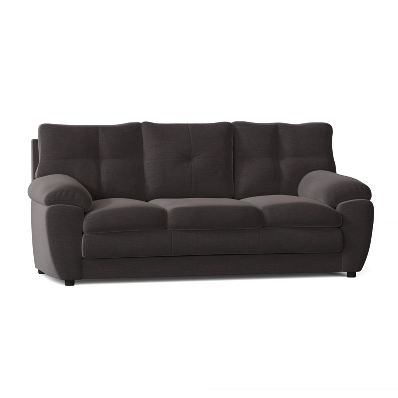 Kenn Upholstered 84'' Sofa, Oscar Gunmetal